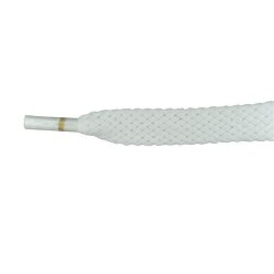 Schn&uuml;rsenkel,flach wei&szlig; 75 cm