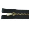Reißverschluss Metall teilbar 70 cm schwarz