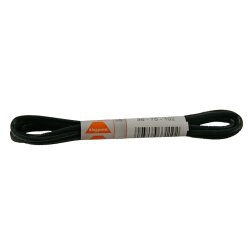 Schnürsenkel,oval lüstriert schwarz 75 cm