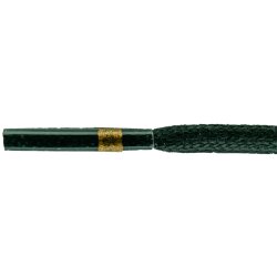 Schn&uuml;rsenkel,oval l&uuml;striert schwarz 75 cm