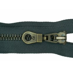 Reißverschluß Metall mittel nicht teilbar...