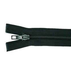 teilbarer Rei&szlig;verschluss Kunststoff schwarz 45 cm