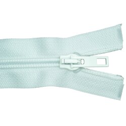 teilbarer Rei&szlig;verschluss Kunststoff weiss 55 cm