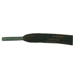Senkel,trekking, halbrund 150 schwarz/braun