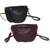 Lederbauchtasche
