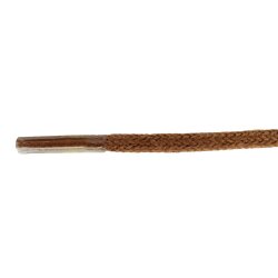 Schn&uuml;rsenkel,rund,d&uuml;nn 90 cm-mittelbraun